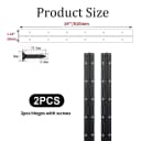 2pcs 24inx30mmx1.2mm