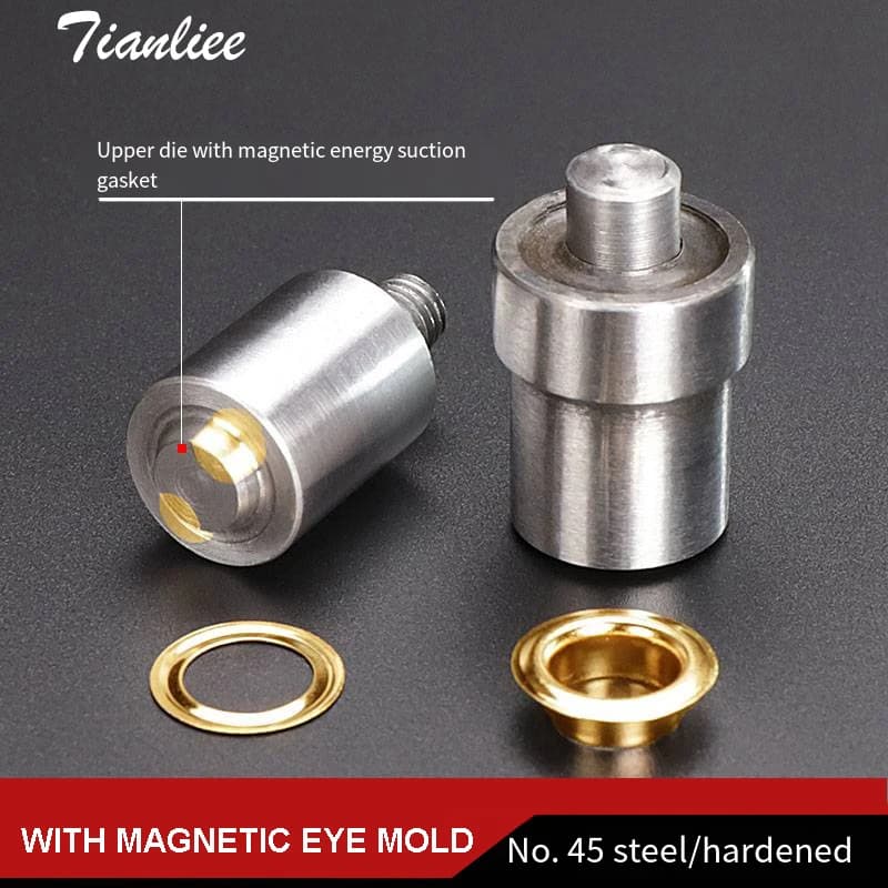 Tarpaulin Eyelets Kit | Hand Press Eyelet Punch Set | Metal Grommet Mould - Thumbnail 3