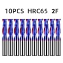 10pcs HRC65 2F