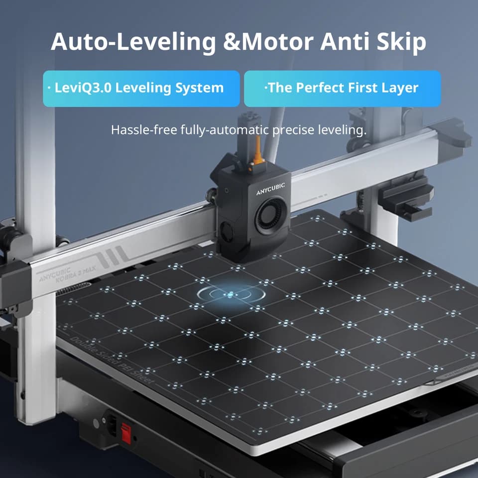 3D Printer Kobra 3 Max | 600mm/s Speed, Large Format | Auto-Levelling FDM - Thumbnail 6