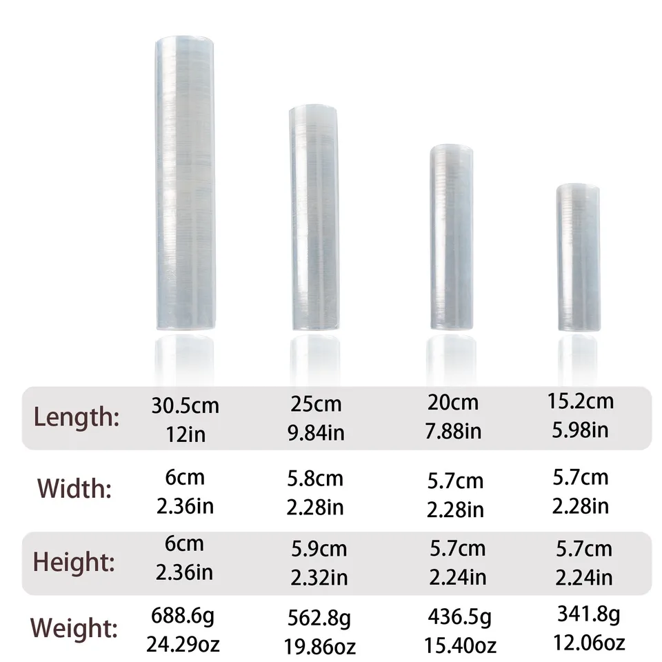 15/30cm Clear Pallet Wrap | 500% Stretch, Waterproof | Moving, Shipping, Storage - Thumbnail 3