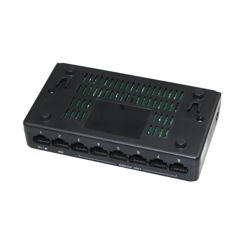 8-Port PoE Network Switch | 100Mbps Power Over Ethernet | For IP Cameras & VoIP - Thumbnail 6