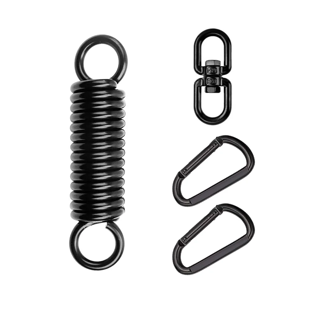 Heavy-Duty Swing Hanging Kit | Ceiling Hook & Spring Hardware for Porch Swings, Hammocks & Gym Equipment