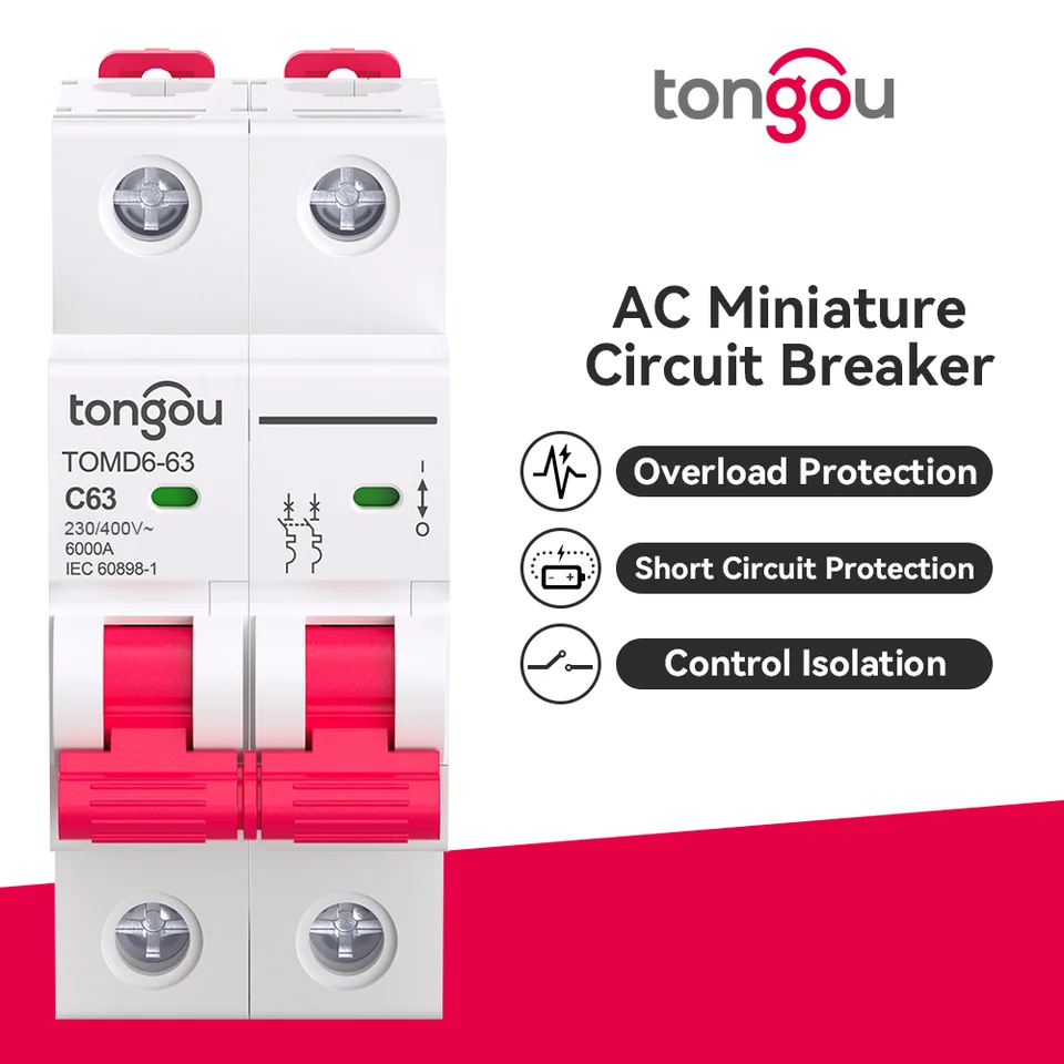 Miniature Circuit Breaker 6A-63A | 1P 2P 3P 4P 6kA | Single & Three Phase MCB - Thumbnail 4
