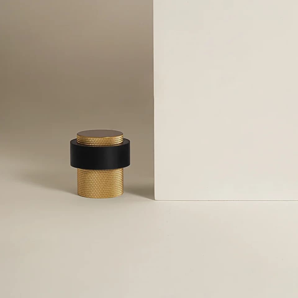 SAILANKA Brass Rubber Door Stopper, single item on a plain background.