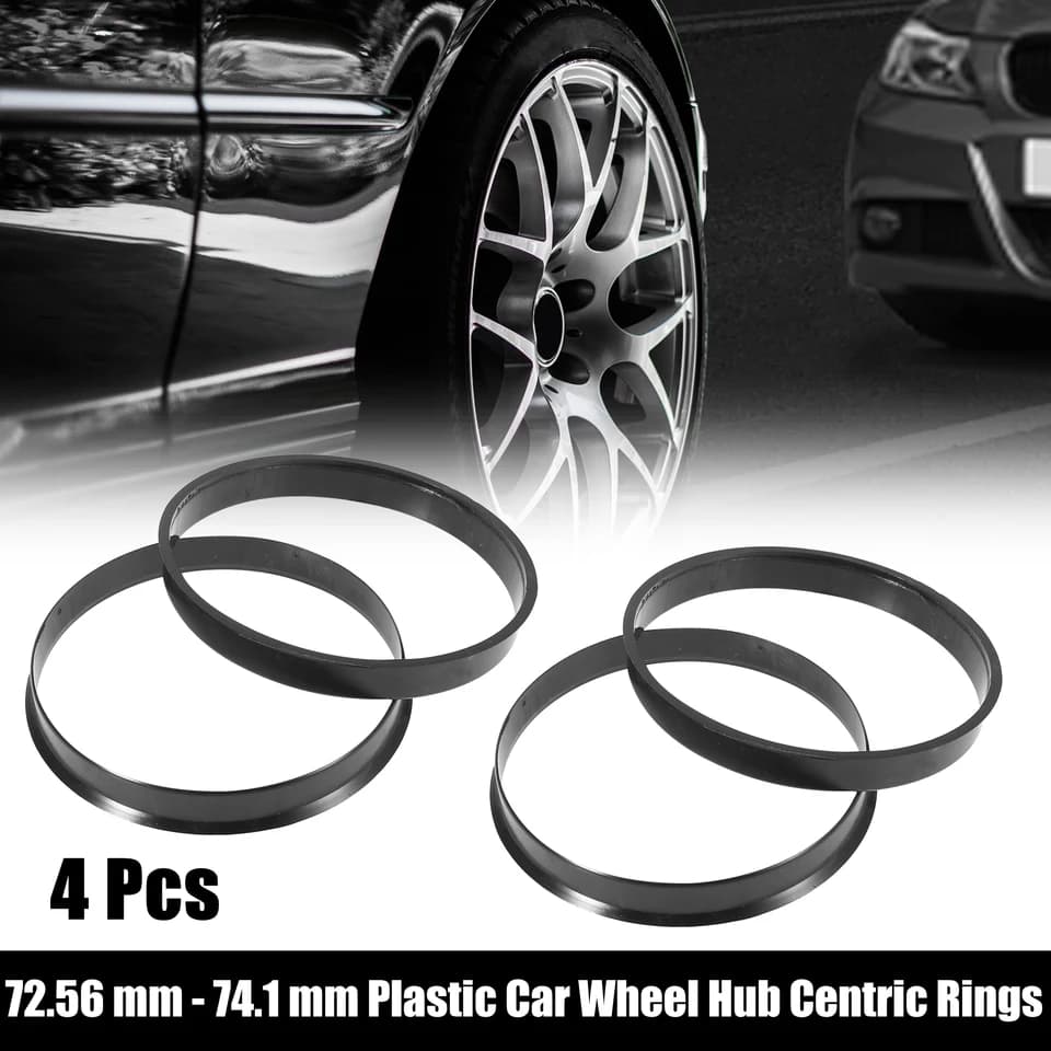 Centric Wheel Spacers | 64.1mm to 66.6mm | 4-Piece Plastic Ring Set - Thumbnail 2