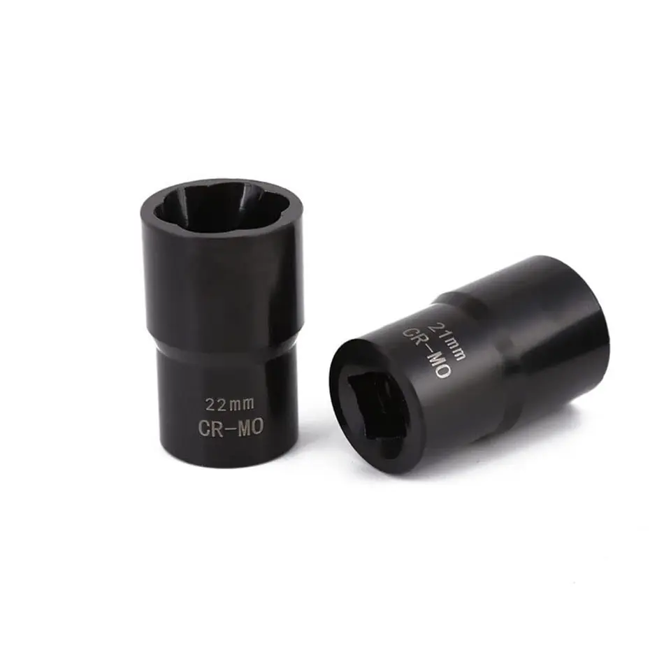 Plug Torque Wrench Socket Set | 1/2 Drive | 17-22mm Nut Extractor - Thumbnail 3
