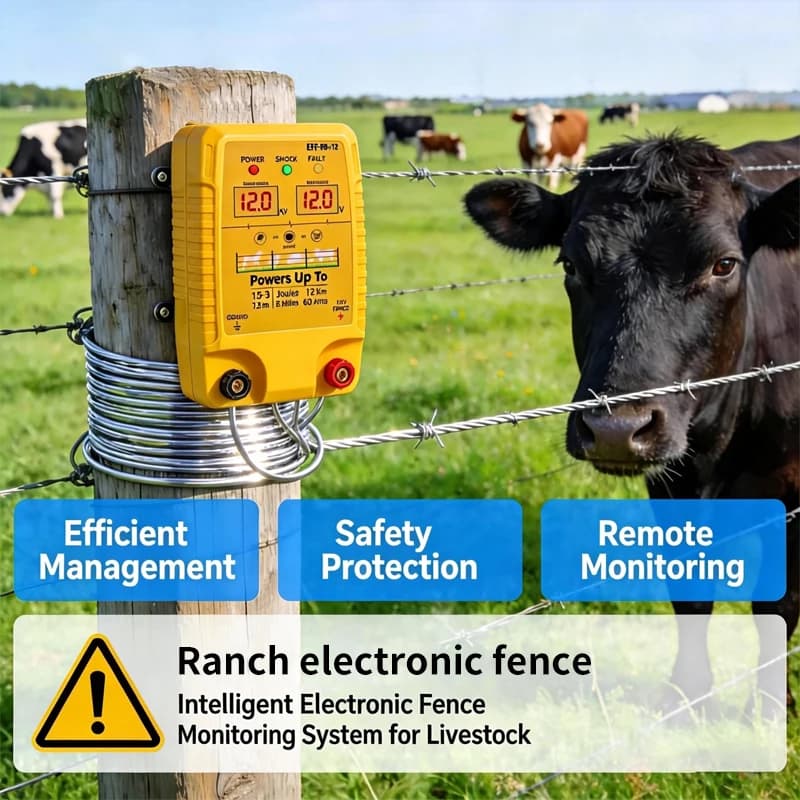 Electric Fence Energiser 5KM 2J | 12V Pasture Protection | Alarm Device - Thumbnail 4
