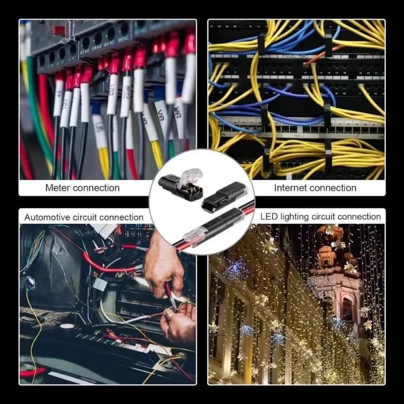 Flexible Pan Connector | Quick Splice Crimp Terminal | Double-Wire Plug-In - Thumbnail 5