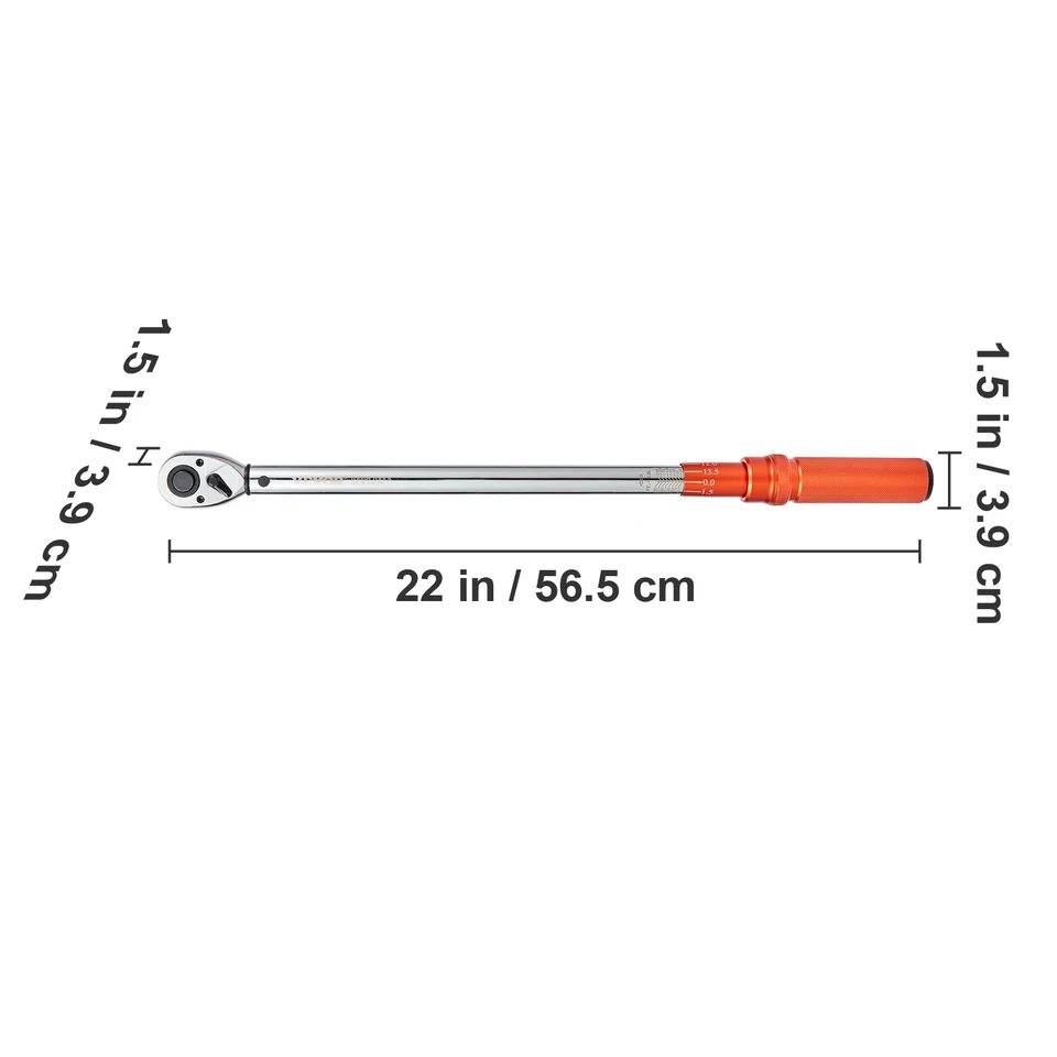 Spark Plug Torque Wrench | 1/2 1/4 3/8 Drive | Mechanical Pointer - Thumbnail 6