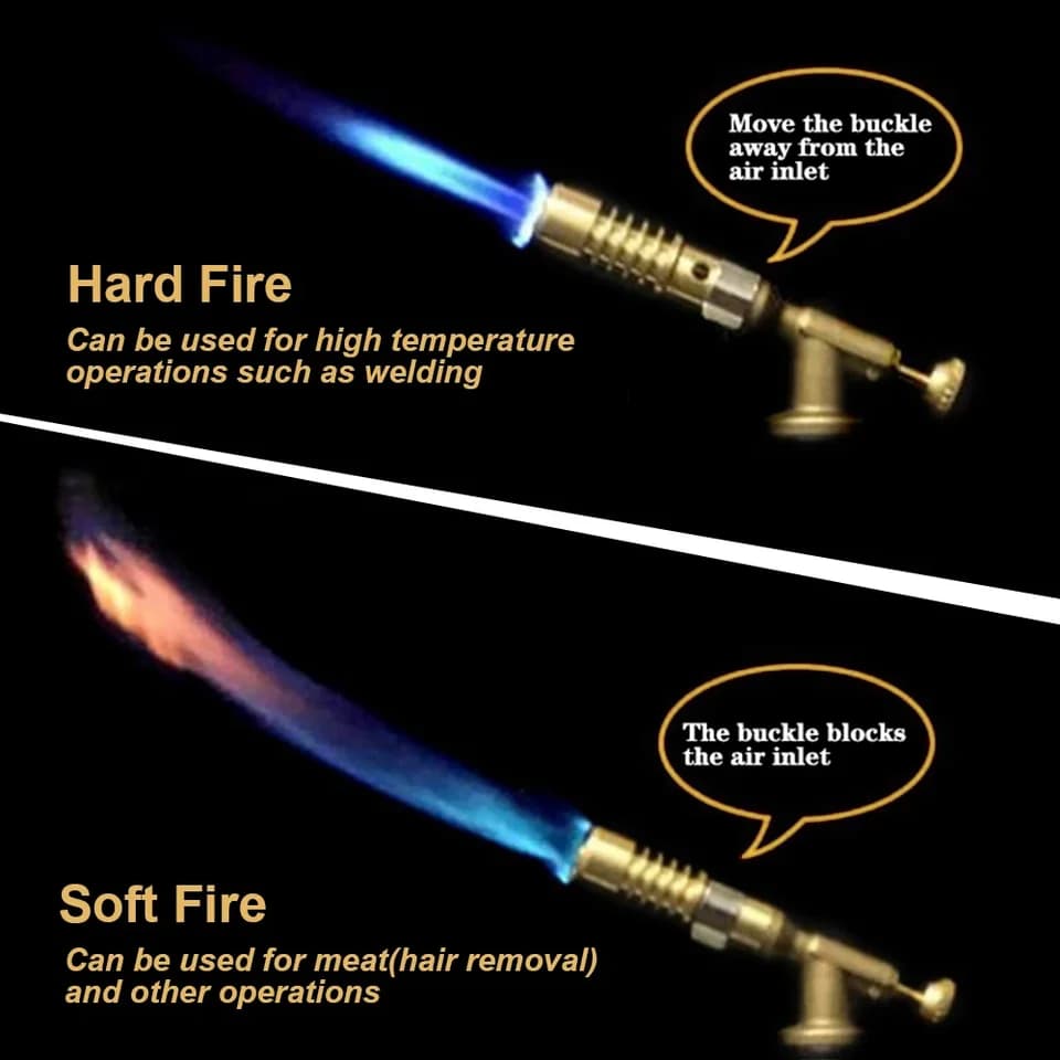 Blow Torch | Auto-Ignition Butane Gas Burner | Soldering & Camping - Thumbnail 6