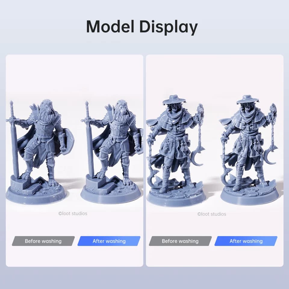 ANYCUBIC Wash & Cure 3 Plus 3d printer | Large Volume Resin Curing & Washing | 228x128x250mm - Thumbnail 6