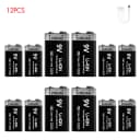 9V 1100mAh 12pc