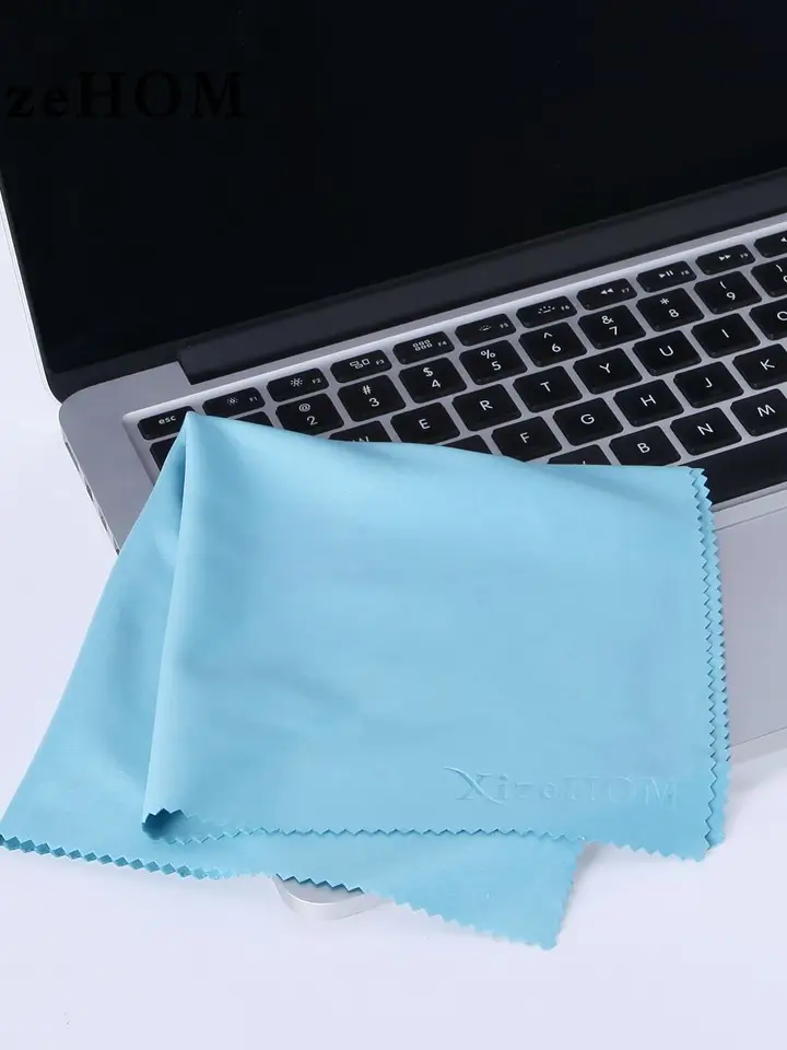 Microfiber Cloths for Glass Cleaning | 10 Pack Eyeglass Wipes | 15x18cm - Thumbnail 6