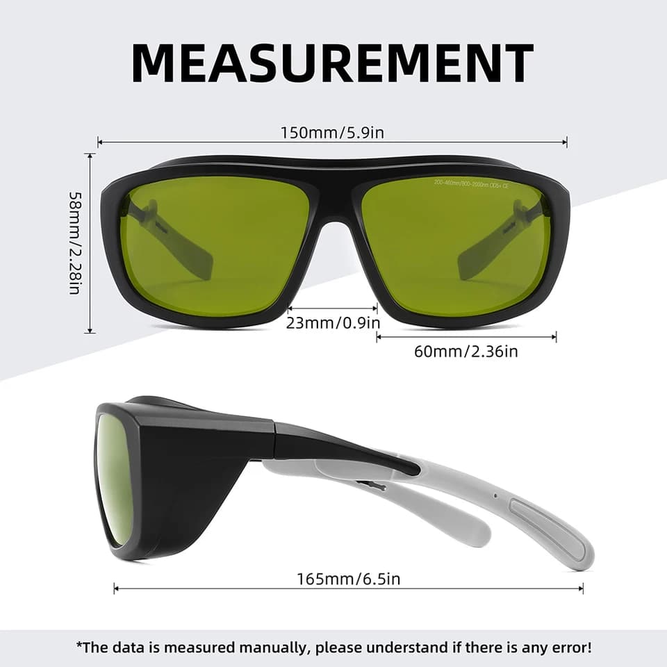 Laser Safety Glasses | UV IR IPL Protection | 1064 532nm - Thumbnail 2
