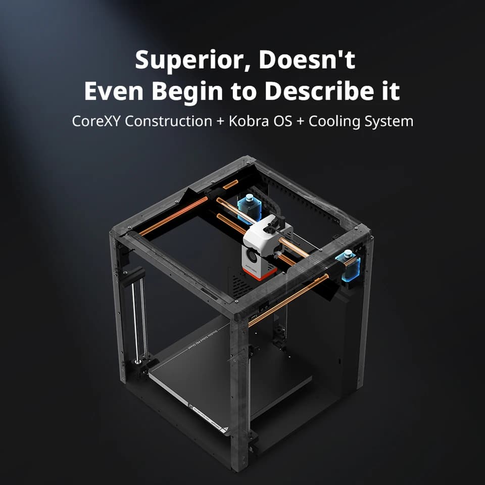 Kobra S1 3D Printer | 600mm/s Core XY | Multi-Colour Printing - Thumbnail 5