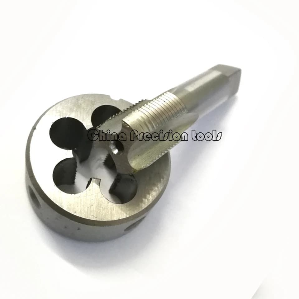 Pipe Thread Tap & Die Set | G1/8-G5/8 Straight Flute | BSP Threading Tool - Thumbnail 6