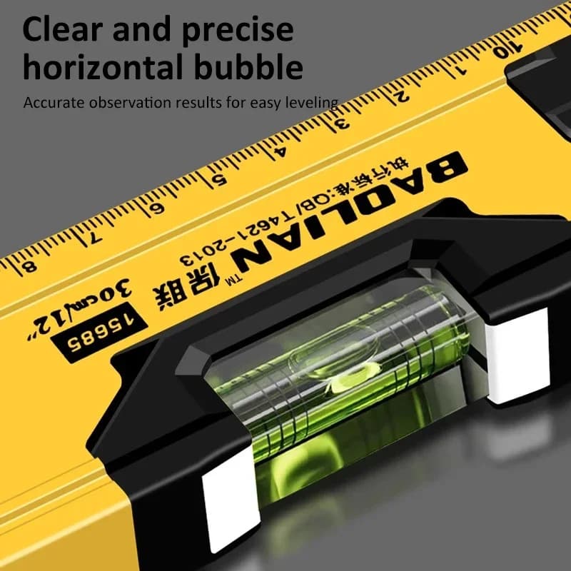 Spirit Level | Magnetic Aluminium Alloy | 30/40/50cm Lengths - Thumbnail 5