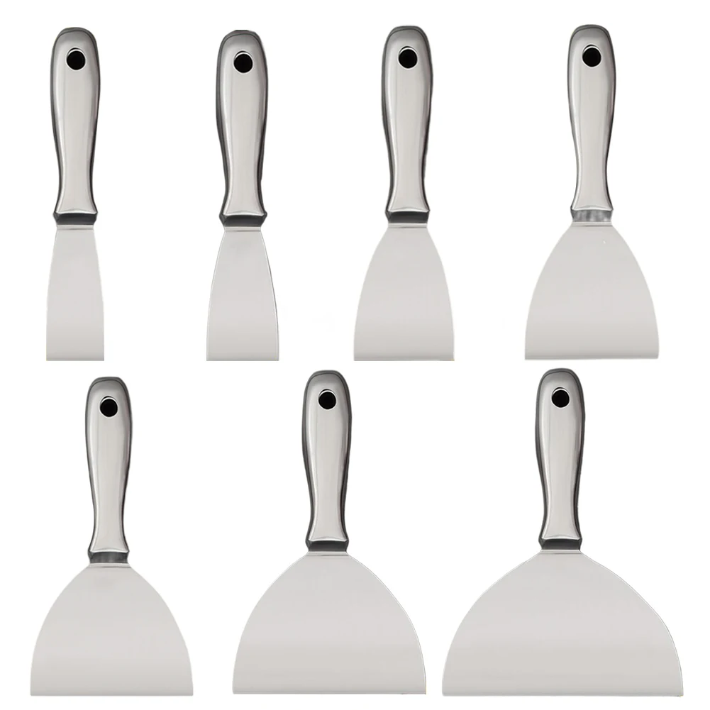 Stainless Steel Putty Knife | Heavy-Duty Paint & Grout Scraper for Tile, Walls & Floors - Thumbnail 2