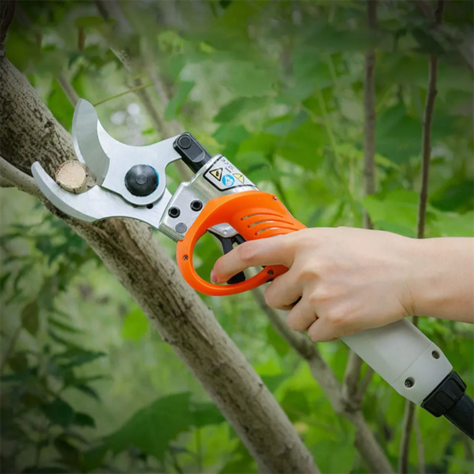 450W Electric Secateurs | Rechargeable Lithium Battery | Tree & Garden Pruning - Thumbnail 2