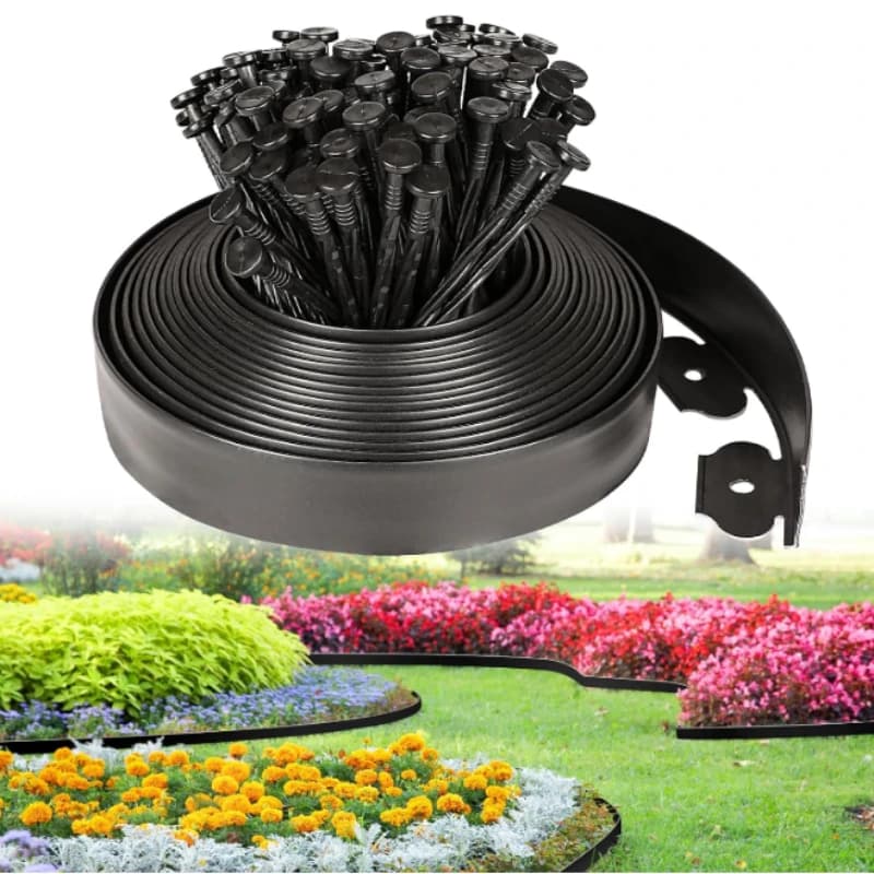 Post Spike & Edging Kit | 10M Garden Border | Secure Anchoring Spikes - Thumbnail 3