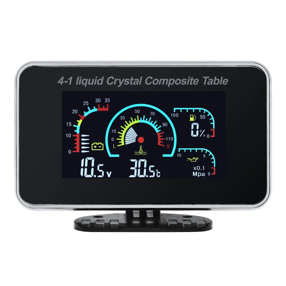 Fuel Pressure Gauge | 2-in-1 Voltmeter | 1/8 NPT Sensor Included - Thumbnail 2