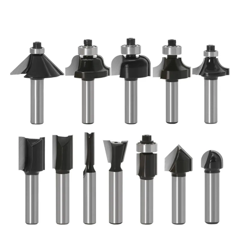 Router Bits Set | 12-Piece 6mm Shank | Woodworking & Carving - Thumbnail 5