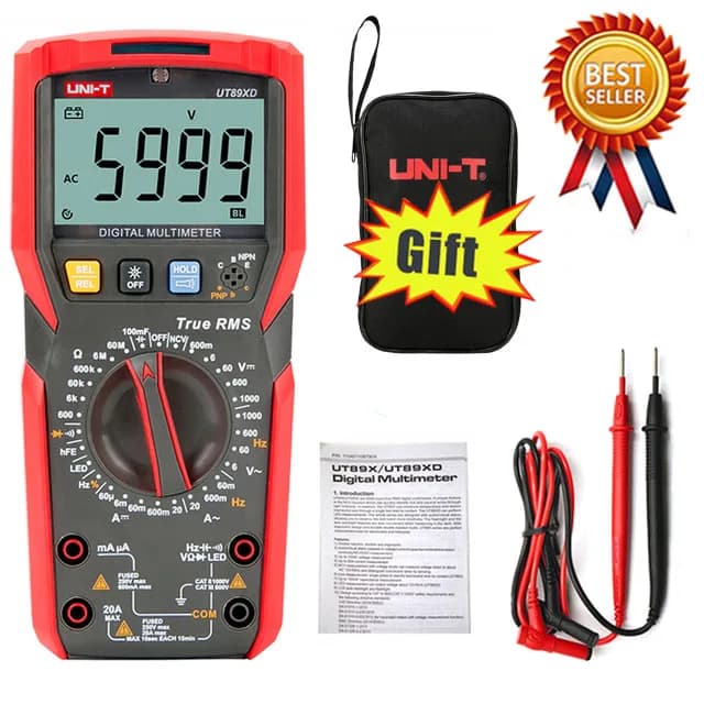 UNI-T UT89X/UT89XD Digital Multimeter | True RMS AC/DC Proving Unit | Ammeter Voltmeter - Thumbnail 2