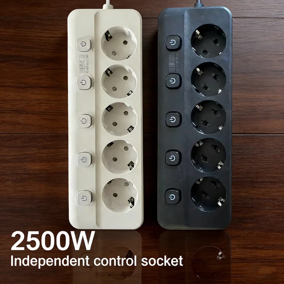 Extension Lead with USB C PD Fast Charging | Surge Protection | Multi-Socket Power Strip - Thumbnail 4