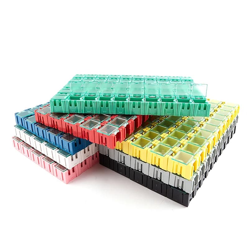50pc SMD Component Storage Boxes | Small Parts Organiser Kit | Industrial Workshop - Thumbnail 3