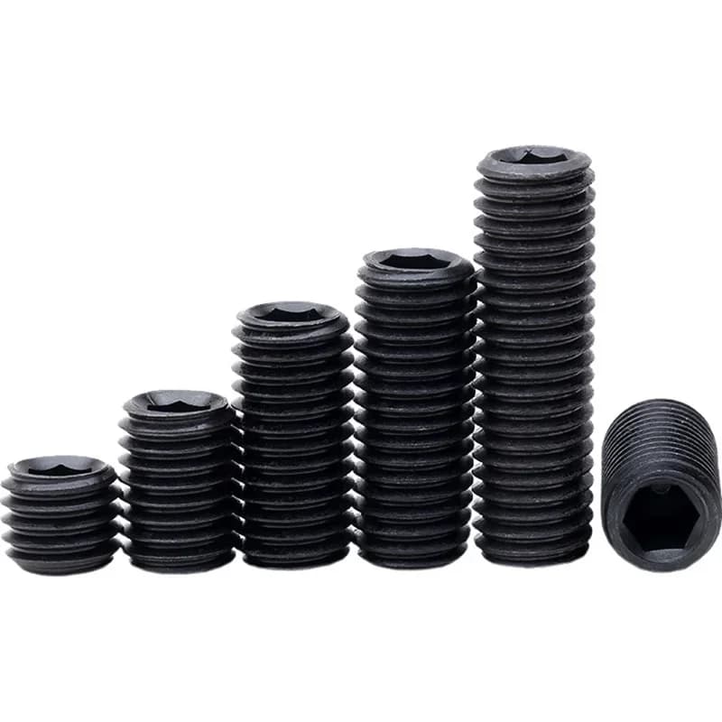 Grub Screws Set | M3-M8 Hex Socket Grade 12.9 Carbon Steel | 400pc Assortment - Thumbnail 5