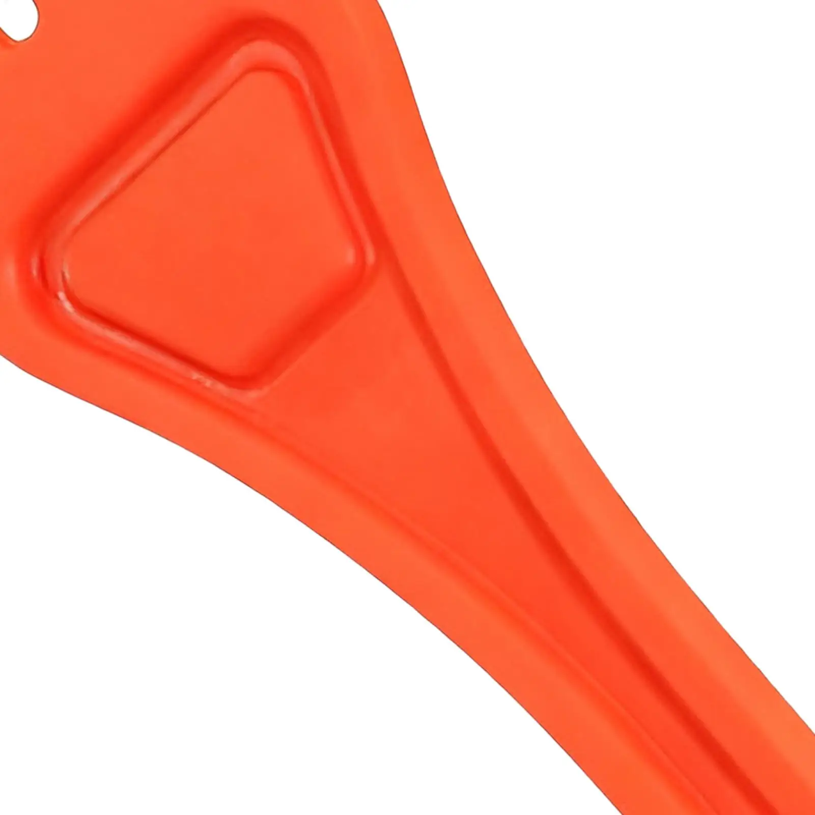 Portable long-reach gutter cleaner with brush and rake head, designed for removing leaves and debris from roof gutters, drains, and ground areas.