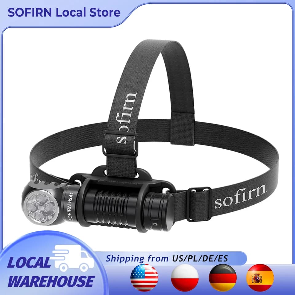 SOFIRN HS41 Head Torch | 4000lm USB-C Rechargeable | Magnetic Tail - Thumbnail 2