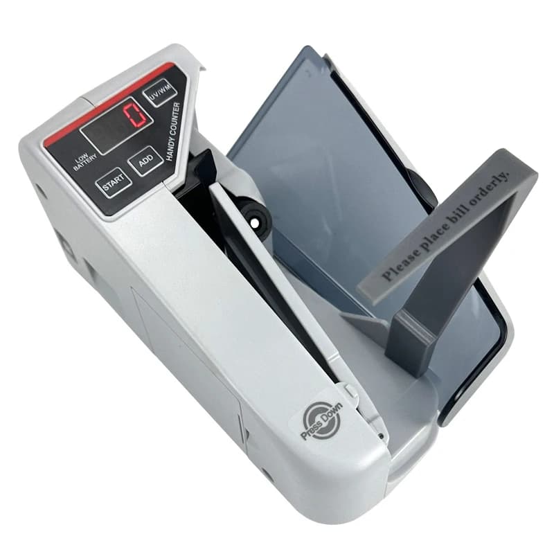 V30 Portable Note Counting Machine | Battery/Mains Powered | Cash & Banknote Counter - Thumbnail 5