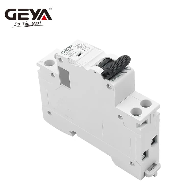 GEYA Miniature Circuit Breaker | 1P+N 6-40A 220V AC | 6kA C/B Curve DIN Rail - Thumbnail 4