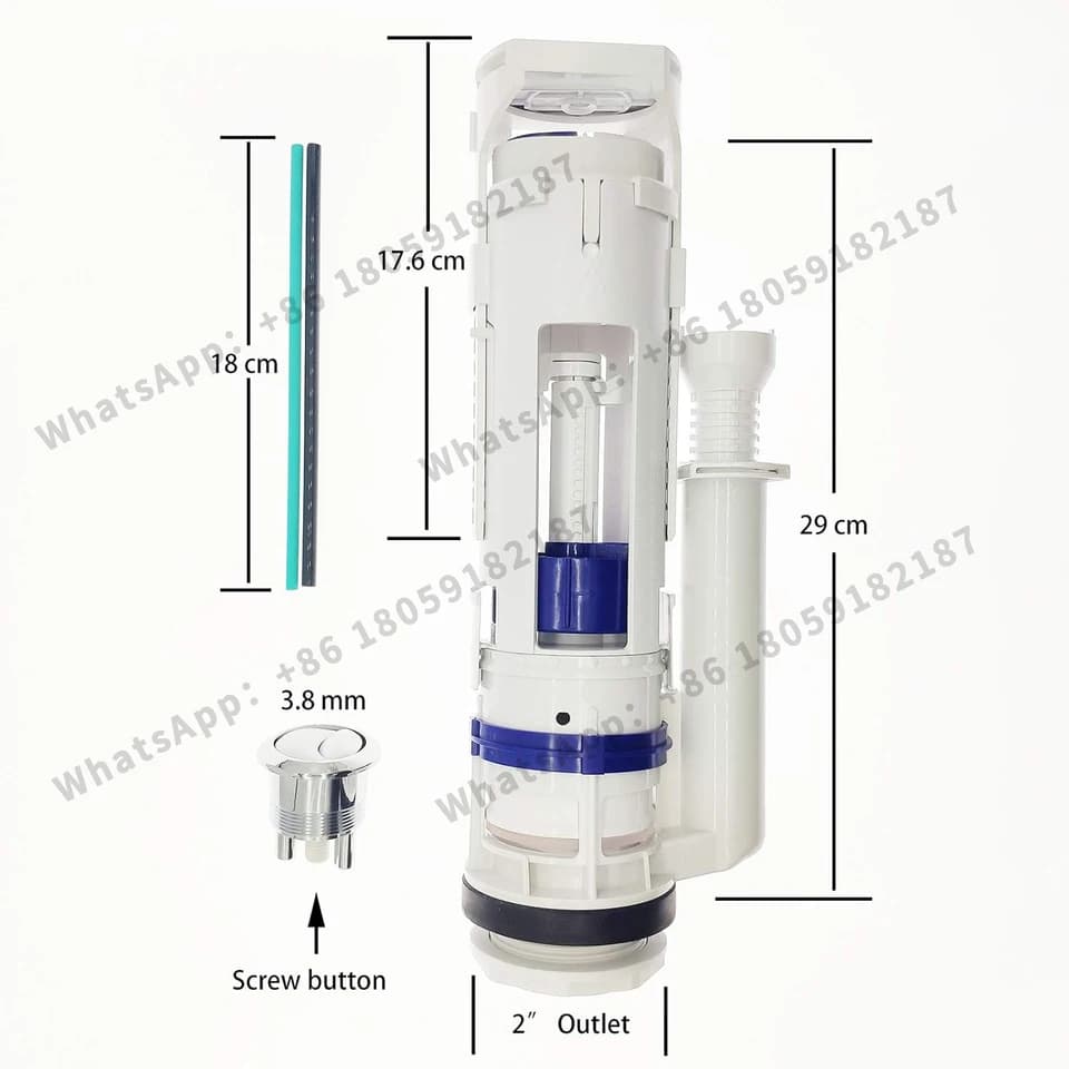 Dual Flush Valve Kit | Geberit Impuls 250 Compatible | Toilet Cistern Outlet - Thumbnail 3