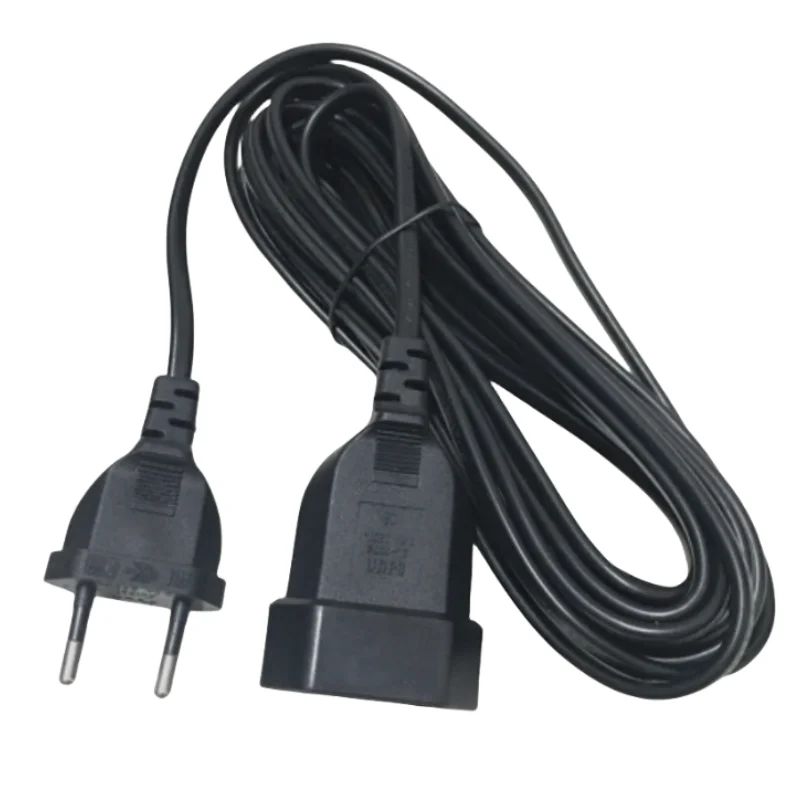 Euro 2-Pin Extension Lead | VDE Certified Copper Cable | 0.5m to 5m Lengths - Thumbnail 2