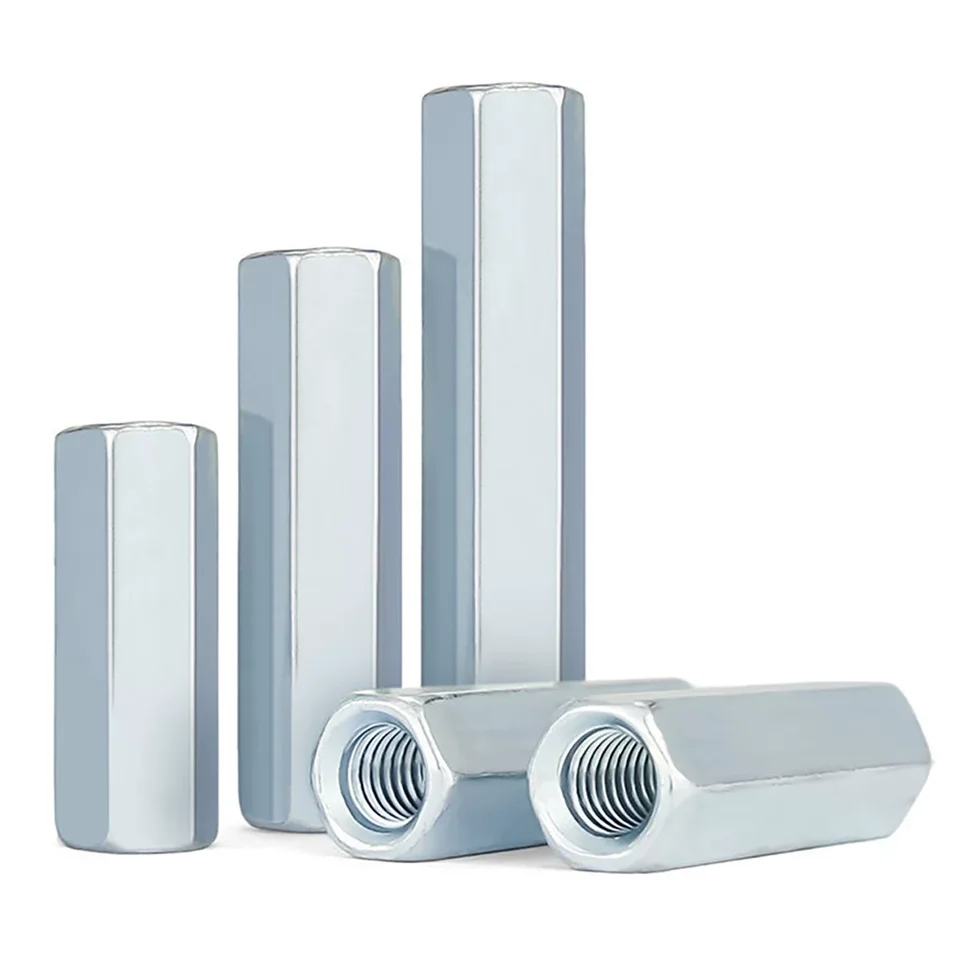 M4-M16 Zinc Plated Hex Coupling Nut | Standoff Rod Connector | For Ladder Standoffs & Gutters - Thumbnail 5