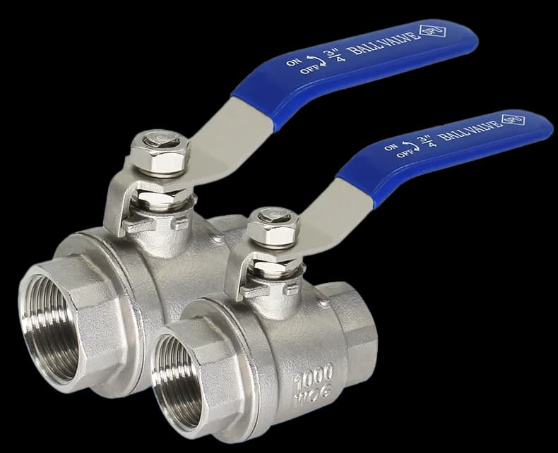 Stainless Steel Gate Valve | BSPT Full Port | 1/4" to 2" Female Thread - Thumbnail 6
