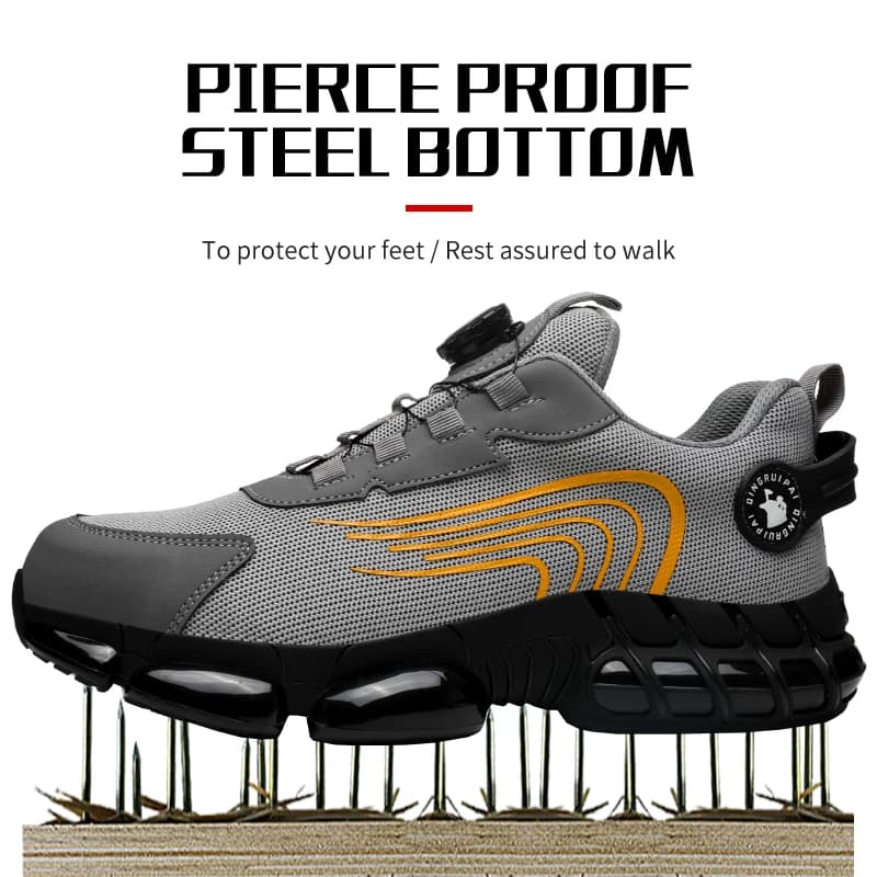 Steel Toe Cap Shoes | Slip-on, Puncture & Impact Resistant | Industrial Workwear - Thumbnail 7