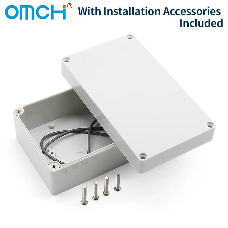 F Series IP66 ABS Junction Box | Outdoor Waterproof Enclosure | Screw Cable Glands - Thumbnail 6
