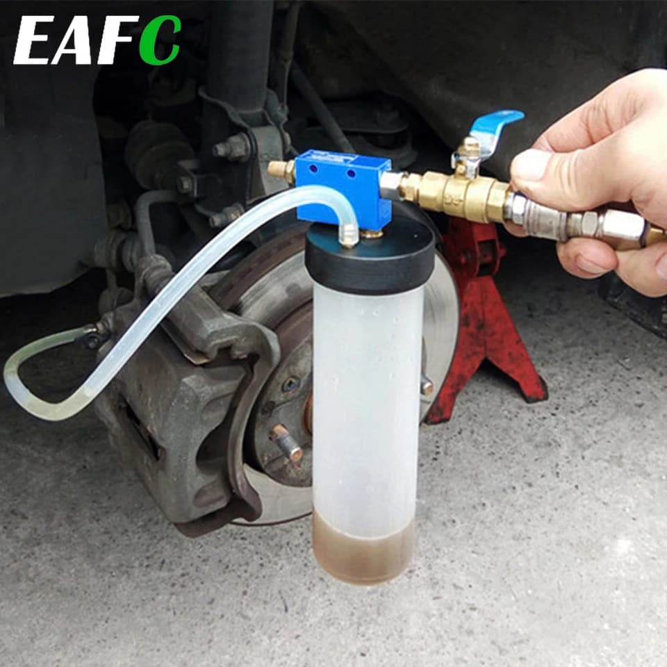 Brake Bleeder Kit | One-Person Brake Fluid Change Tool | Universal - Thumbnail 6
