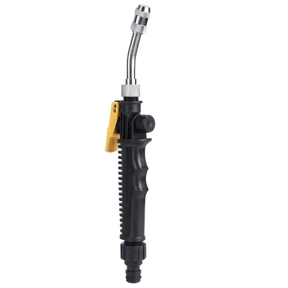 Adjustable high-pressure water sprayer with 30cm extension, designed for garden irrigation and precise plant watering.