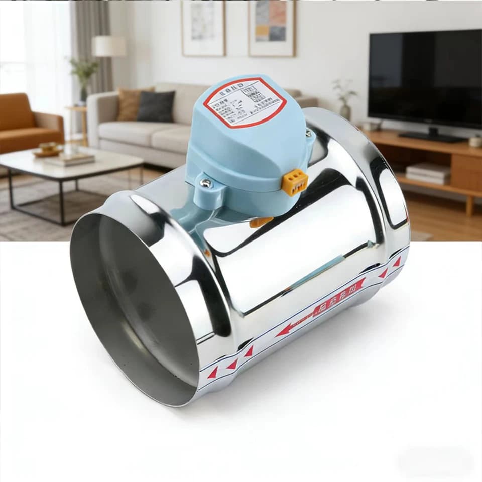 HVAC Damper | Airflow Lockshield Valve Key Control | 12V DC - Thumbnail 2