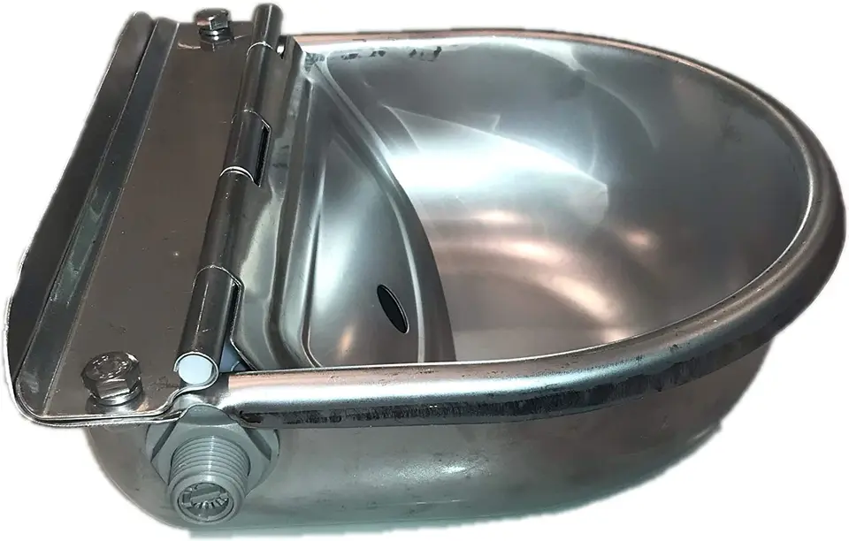 Automatic Floating Ball Water Trough | Stainless Steel | Livestock Farm Drinker - Thumbnail 2