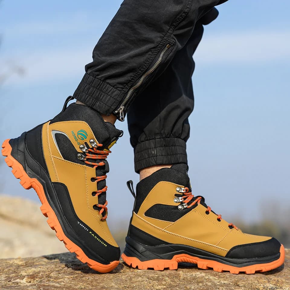 Steel Toe Cap Work Boots | Breathable & Anti-Puncture | Men's Safety Footwear - Thumbnail 3