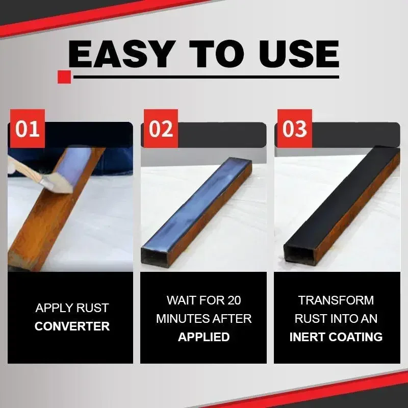 Car Rust Converter | Stops Rust on Chassis & Metal | 100ml Paste - Thumbnail 4
