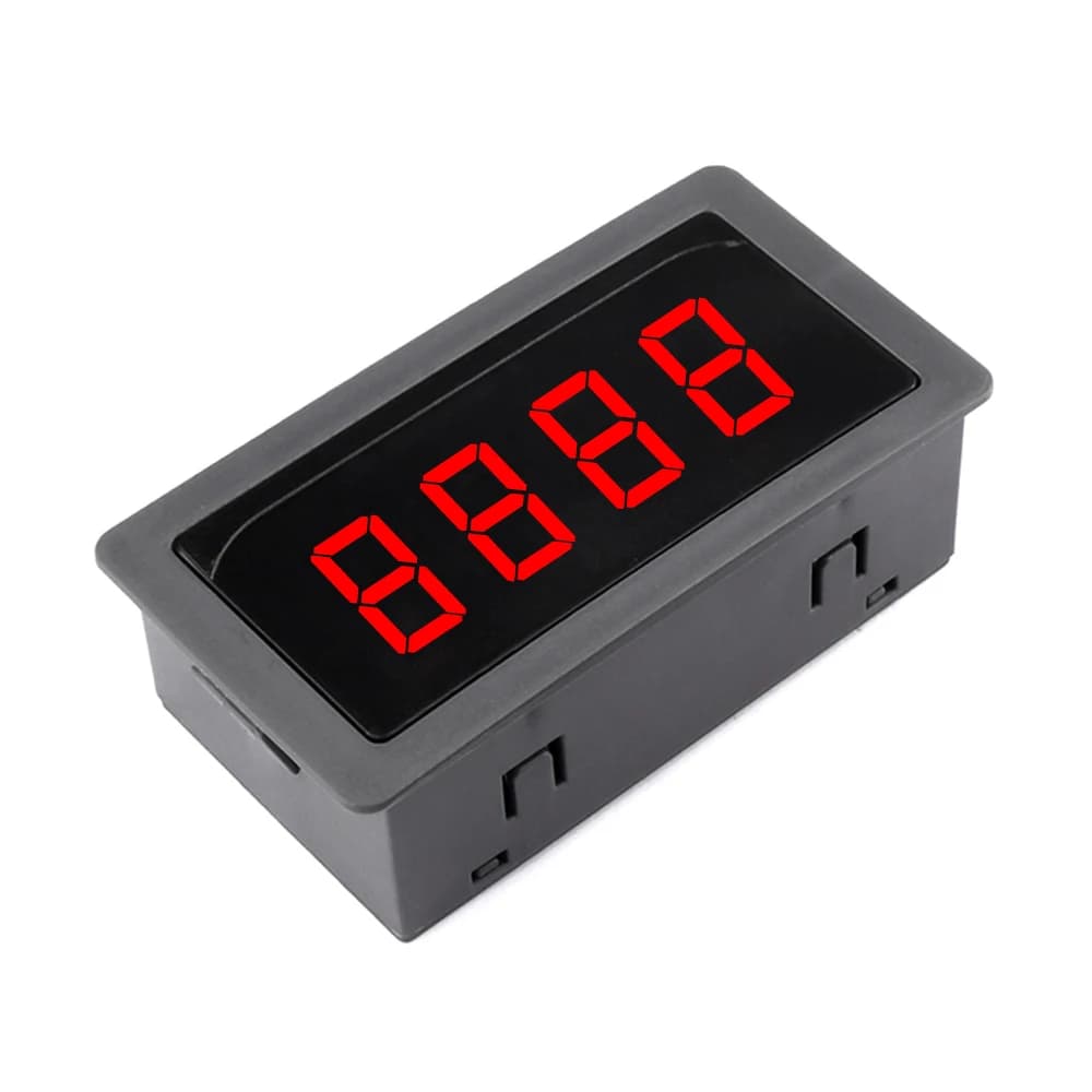 Digital LED Tachometer | DC 8-24V Speed Meter with Hall Sensor | 4-Digit RPM Display - Professional Grade Tool