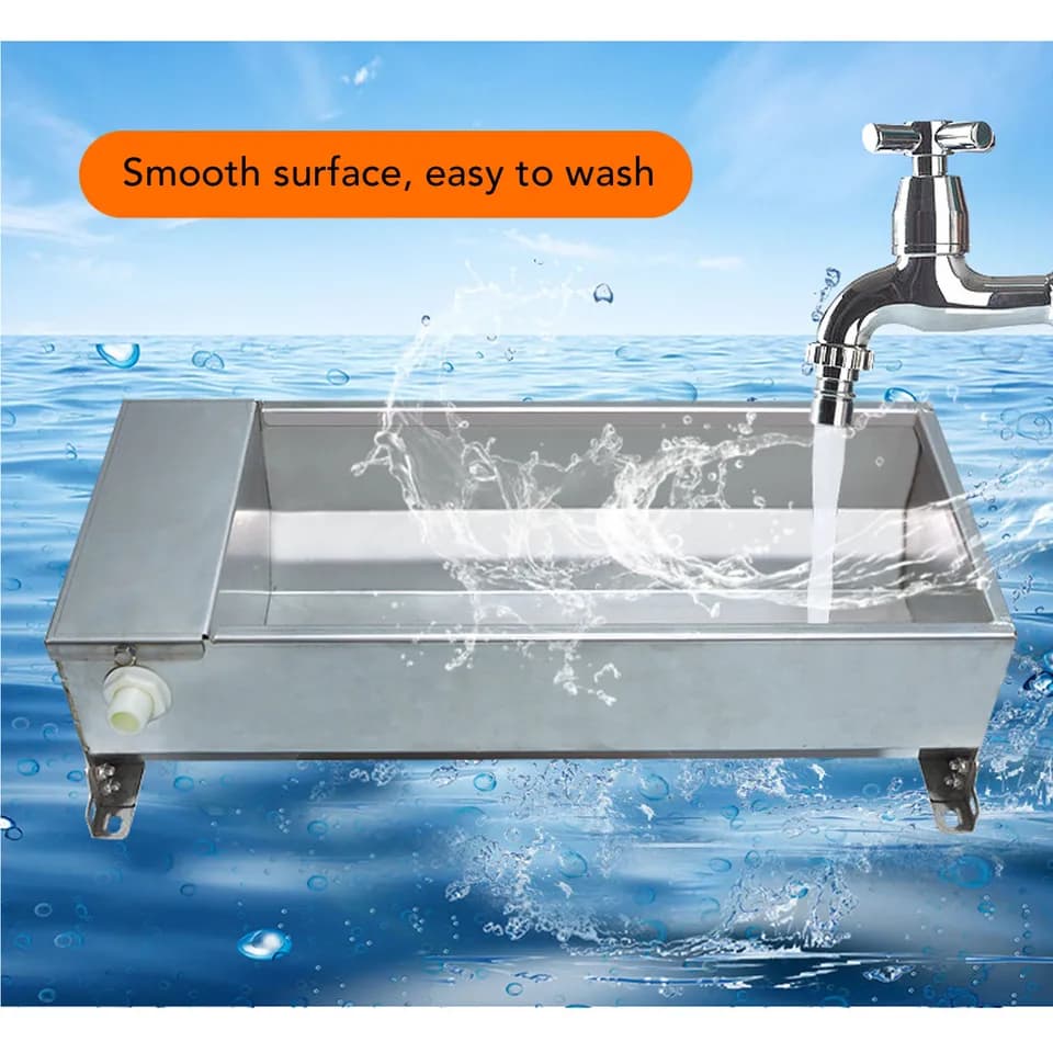 Automatic Water Trough | Stainless Steel, Large Capacity | Poultry & Livestock - Thumbnail 5