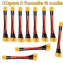 10pcs 1F to 2M